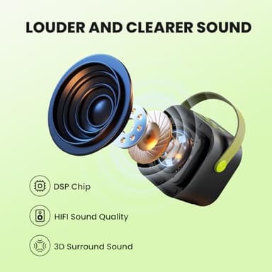 IROO Mini Karaoke Machine for Kids, 2025 TOP Toys Birthday Gifts Ideas for Girls Ages 4, 5, 6, 7, 8, 9, 10, 12+ Years Old, Portable MP3 Player with 2 Wireless Mics for Party - Image 2