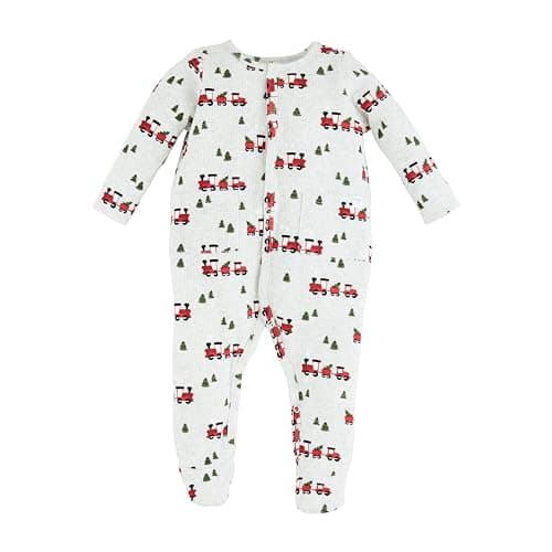 Mud Pie Baby Train Sleeper; 6-9M Grey