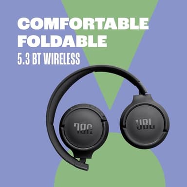 JBL Tune 520BT - Wireless On-Ear Headphones, Up to 57H Battery Life and Speed Charge, Lightweight, Comfortable and Foldable Design, Hands-Free Calls with Voice Aware (Blue) - Image 7