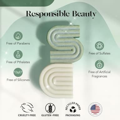 Kitsch Rosemary & Biotin Shampoo and Conditioner Set for Hair Growth - Strengthening, Thickening & Volumizing Shampoo and Conditioner Bar - Paraben, Sulfate & Silicone Free - Made in USA - 2 pack - Image 6