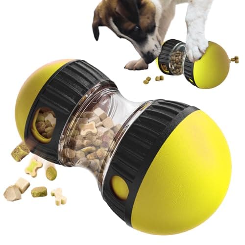 Dog Interactive Toys Dogs Puzzles Feeder Adjustable Food Dispensing Treat Dispenser Slow Feeding for IQ/Physical Training and Brain Stimulation Large Medium Small Dog - Image 1