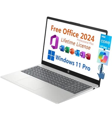 HP 15.6" Business Laptop, HD Touchscreen Display, Intel 6-Core i3-1215U 4.4 GHz, 16GB RAM, 1TB SSD, Long Battery Life, Windows 11 Pro (Renewed) - Image 3