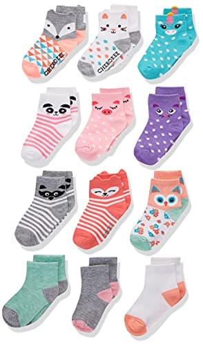 Cherokee Little Girls 12 Pack Shorty Socks - Image 1