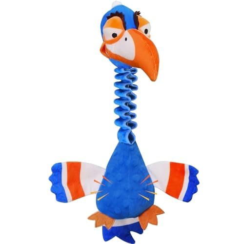 Homounter Squeaky Dog Toys for Large Dogs, Tough Tug of War Puppy Toy, Cute Animal Design Plush Dog Toys with Crinkle Paper, Dog Chew Toys for Small, Medium and Large Dogs - Image 1