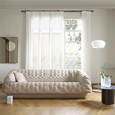 Standard Decorative Window Curtain Rods 30 to 88 Inch,5/8 Inch Diameter Small Curtain Rod Set, Heavy Duty Drapery Rods with Brackets Black - Image 2