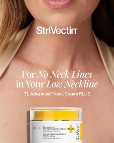 StriVectin Tighten and Lift Advanced Neck Cream PLUS with Alpha-3 Peptides for Neck and Décolleté, Smoothing Look of Wrinkles and Fine Lines, Improves Crepey Skin and Vertical Lines, 1.7 Ounce - Image 3