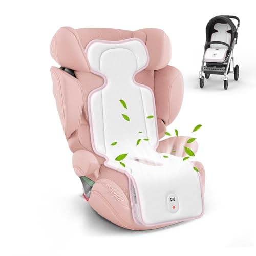 Baby Stroller Cooling Pad,Car Seat Cooler with 2 Built-in Blower Fan| 10h maxRuntime & 10000mAh Battery | 3-Speed Adjustable & Breathable 3D Mesh, Carseat Cushion,Baby Essentials in Summer - Image 1