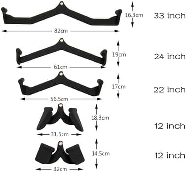 Fitvids Multifunctional Home Gym System Workout Station Multiple Grip Handles, 5-Piece Combo - Image 2