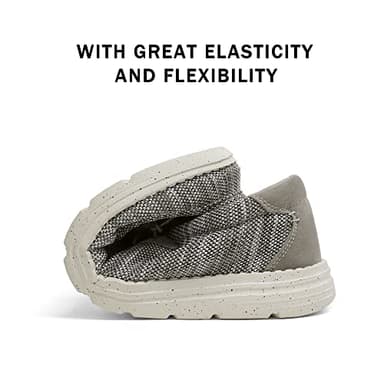 Bruno Marc Men's Breeze Slip-on Stretch Loafers Casual Shoes Lightweight Comfortable Boat Shoe 1.0,Splice Grey,Size 13 US - Image 5