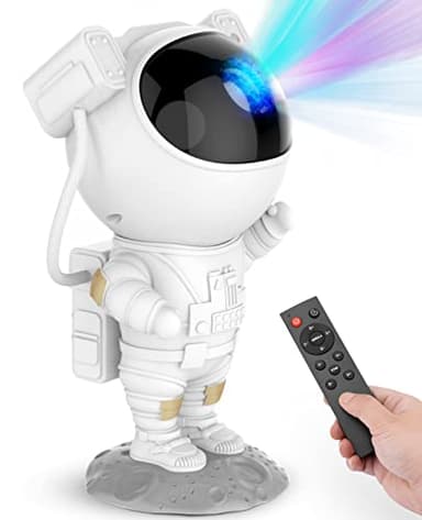Star Projector Galaxy Night Light - Astronaut Space Projector, Starry Nebula Ceiling LED Lamp with Timer and Remote, Kids Room Decor Aesthetic, for Christmas & Birthdays - Image 1
