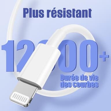 4Pack USB C to Lightning Cable 6FT, Fast Charging Cord for iPhone 14, Replacement for Apple Original Charger Cable for iPhone 14 13 12 11 Pro 11 XS MAX XR 8 7 6s Plus - Image 6