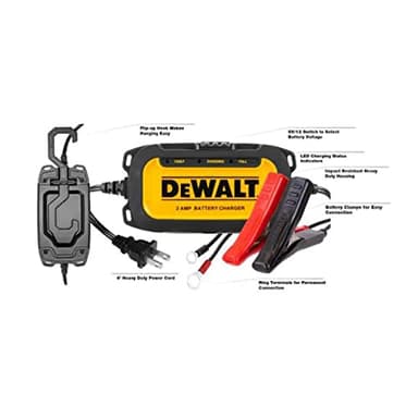 DEWALT DXAEC2 Professional 2-Amp Automotive Battery Charger and Maintainer - Image 7