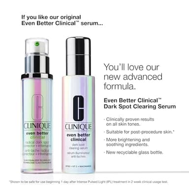 Clinique Even Better Clinical Dark Spot Clearing Vitamin C Face Serum For All Skin Types | Brightening + Soothing, 1 Fl Oz - Image 7