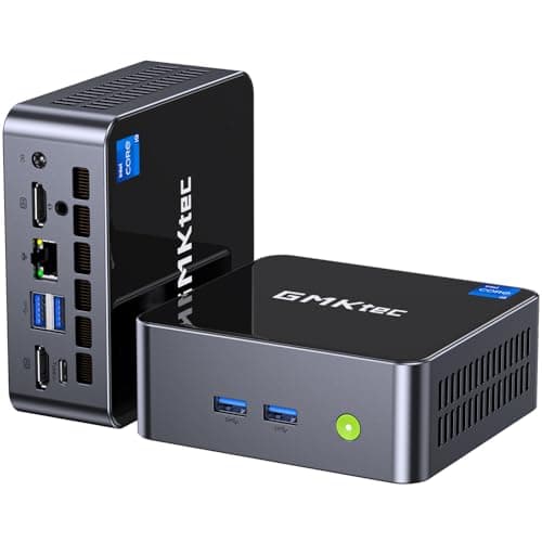 GMKtec M3 Plus Mini PC with Intel Core i9 12900HK(14C/20T 5.0 GHz), 32GB DDR4 RAM+1TB NVMe SSD, Mini Desktop Computer Triple 4K Display, WiFi 6, BT5.2, USB-C - Image 1