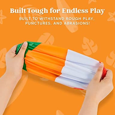 JOYIN 4-Pack 20" Beach Balls - Large Rainbow Beach Ball Inflatable Pool Toys for Party Supplies Decorations, Adults Kids Birthday Luau Summer Beach Water Games Beachball Party Favors - Image 4