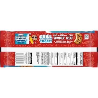CHIPS AHOY! Chewy Ice Cream Sandwich-Inspired Chocolate Chip Cookies, Limited Edition, 9.9 oz - Image 3
