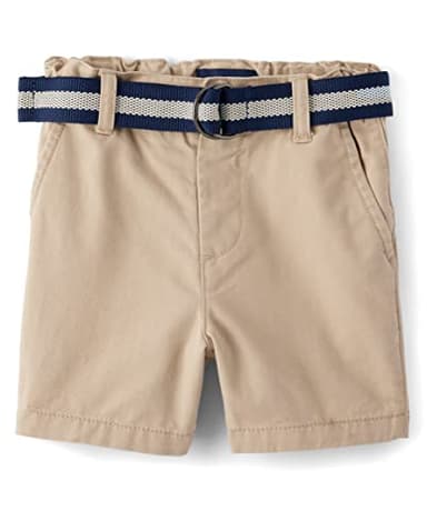 The Children's Place,and Toddler Boys Chino Shorts,Toast,2T - Image 1