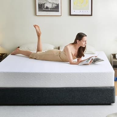 Aosha Full Size Mattress, 8 Inch Gel Memory Foam Mattresses, Medium Firm Mattress for Cool Sleeping, Pressure Relief CertiPUR-US Certified in a Box (8 Inch, Full) - Image 6