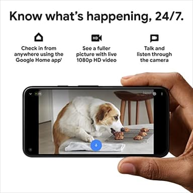 Google Nest Security Cam (Wired) - 2nd Generation - Linen, 1080p, Motion Only - Image 3
