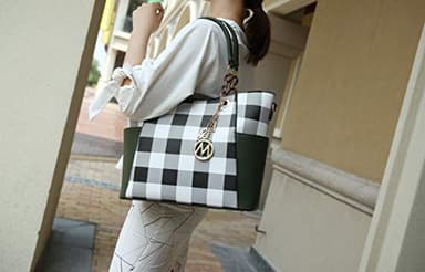 MKF Collection Tote Bag for Women, Handbag Set with Wallet-Top-Handle- Vegan Leather Purse Pink by Mia k - Image 3