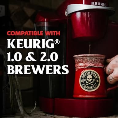 Death Wish Coffee - Dark Roast Single Serve Pods - (50 Count) - Image 2