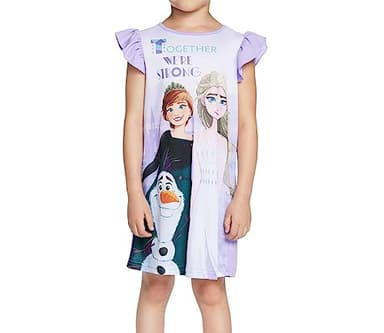 Disney Girls' Frozen 2 3-Pack Nightgown, FROZEN MAGIC 2, 6 - Image 2