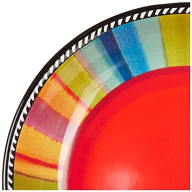 Certified International Sierra 9" Soup/Pasta Bowl, Set of 4 Assorted Designs, Multicolor – Great for Hearty Meals, Pasta Nights, Soups, and Vibrant Family Dinners - Image 4