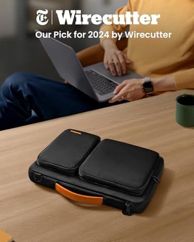 tomtoc 360 Protective Laptop Shoulder Bag for 16-inch MacBook Pro M4/M3/M2/M1 Pro/Max A3403 A3186 A2991 A2485 2024-2019, Water-resistant Sleeve for Dell XPS 15 Surface Book 3 The New Razer Blade 16 - Image 2