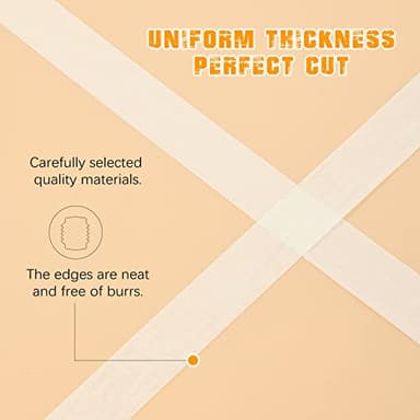 SEBETOW Masking Tape Bulk 10 Packs 0.75 Inch - Masking Tapes Artist Drafting Tapes White Beige, General Purpose for Craft, Art, Office, School, 3/4 Inch x 55 Yards x 10 Rolls - Image 7