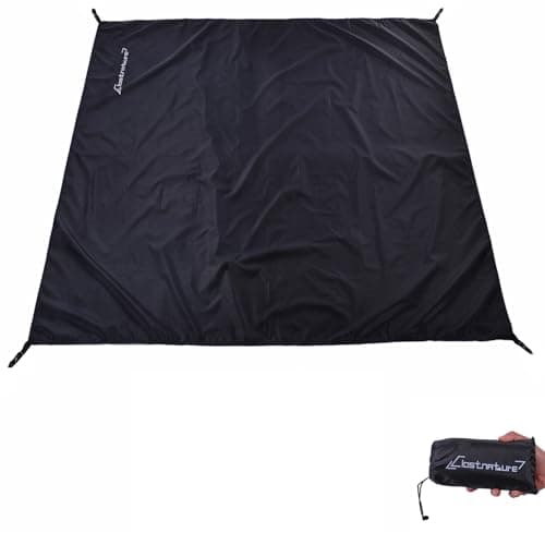 Clostnature Tent Footprint - Waterproof Camping Tarp, Heavy Duty Tent Floor Saver, Ultralight Ground Sheet Mat for Hiking, Backpacking, Hammock, Beach - Storage Bag Included - Image 1