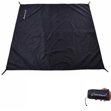 Clostnature Tent Footprint - Waterproof Camping Tarp, Heavy Duty Tent Floor Saver, Ultralight Ground Sheet Mat for Hiking, Backpacking, Hammock, Beach - Storage Bag Included - Image 1