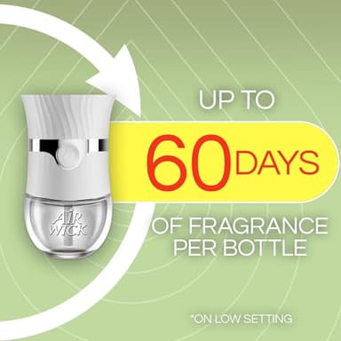 Air Wick Plug in Scented Oil Refill, 5ct, White Sage & Mahogany, Air Freshener, Essential Oils - Image 2