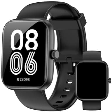 SENBONO Smart Watch with Alexa Built-in, 1.83" HD Touchscreen, Digital Bluetooth Calling, IP68 Waterproof Fitness Tracker, 120+ Sports Modes, 24/7 Heart Rate/Sleep Monitor for iPhone Android (Black) - Image 1