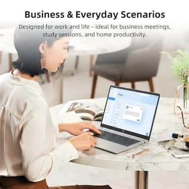 HP 17 Laptop - AMD Ryzen 5 7430U Processor, 17.3inch 250 Nits FHD IPS Display, Webcam, Wifi6, Numeric Pad, Windows 11 Pro Computer PC for Business & Students (64GB RAM, 2TB SSD) - Image 4