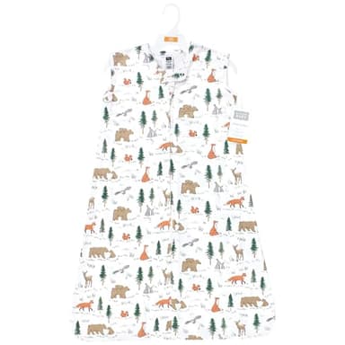 Hudson Baby Unisex Baby Cotton Sleeveless Wearable Sleeping Bag, Sack, Blanket, Sweet Woodland, 0-6 Months - Image 2