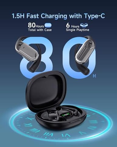MAIJOFO AI Translation Earbuds Real Time, 144 Language Translator Earbuds OWS 4-in-1 Translation Headphones, Fit iOS and Android, Ideal for Travel Business Learning（Matte Black） - Image 8