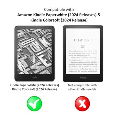 Antiglare Screen Protector (2 Pack), for Amazon Kindle Paperwhite (2024 Releases) and Kindle Colorsoft - Image 3