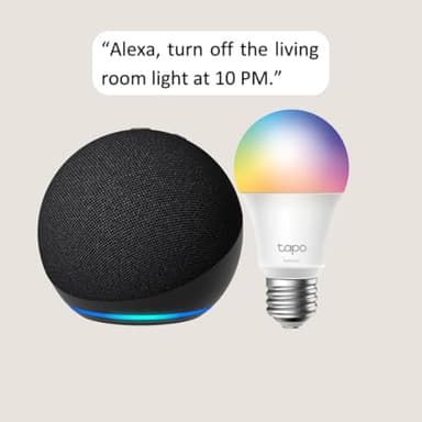 Echo 4th Gen with TP-Link Tapo Smart Color Bulb - Image 7