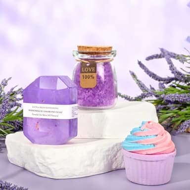 Birthday Gifts Set for Women,Spa Gift Baskets for women Self Care Gifts Unique Happy Birthday Set for Mom Sister Coworker Bestie Relaxing Gifts Box for Women Birthday , Valentine's Day - Image 4