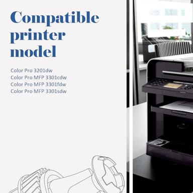 218X Toner Cartridges 4 Pack 218A 3301cdw Compatible Replacement for HP 218X 218A Color Laserjet Pro MFP 3301cdw 3301fdw 3201dw 3301sdw Printer W2180X High Yield Ink Set (B/C/Y/M) - Image 2