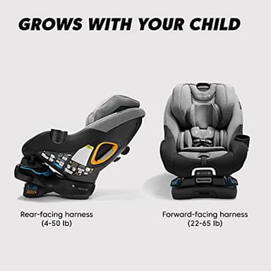 Baby Jogger City Turn Convertible & Rotating Car Seat, Onyx Black - Accommodates Newborn to Toddler with Rear and Forward Facing Modes - Image 5