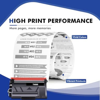 Toner Bank Compatible Toner Cartridge Replacement for TN880 TN 880 for HL-L6200DW MFC-L6700DW MFC-L6800DW HL-L6200DWT HL-L6300DW MFC-L6900DW Super High Yield Printer (Black, 2-Pack) - Image 6