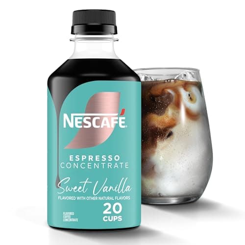 NESCAFÉ Espresso Concentrate Sweet Vanilla Flavored, Instant Espresso Coffee Concentrate, Cold Brew Style, Iced Coffee Style Drinks - Image 1