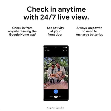 Google Nest Doorbell - (Wired, 2nd Gen) - Wired Video Doorbell Camera - Doorbell Security Camera - Ivy (Renewed) - Image 2