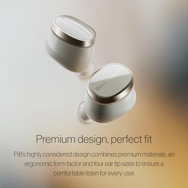 Bowers & Wilkins Pi8 Wireless Bluetooth Earbuds (Midnight Blue), in-Ear Bluetooth Earphones with Qualcomm & aptX Lossless, Active Noise Cancelling Earbuds, 3 Built-in Mics, 15-Min Quick Charging - Image 6