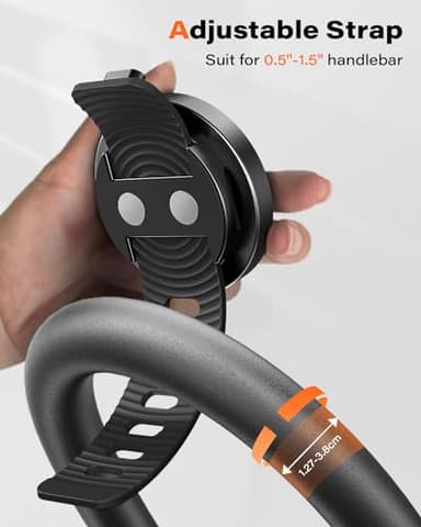 A2C Gym Fitness Phone Mount for MagSafe - 17 N54 Strong Magnets Stable and Secure Phone Mount with Adjustable Strap, Compatible with Gym Equipment, Stroller, Shopping Cart, Exercise Bikes - Image 7