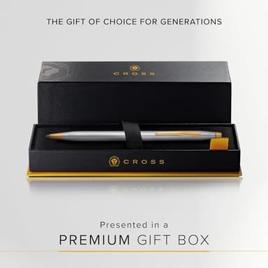 Cross Classic Century Refillable Ballpoint Pen Presented in a Luxury Gift Box - Medium Point, Black Ink, Medalist - Image 7