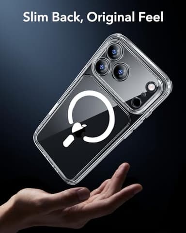 ESR for iPhone 17 Pro Max Case, Camera Control, Compatible with MagSafe, Shockproof Military-Grade Protection, Magnetic Phone Case for iPhone 17 Pro Max, Classic Hybrid Case, Clear - Image 7