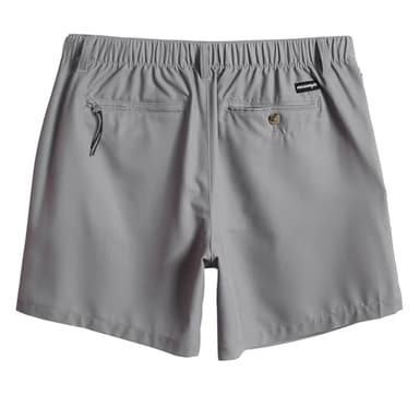 maamgic Men's 5 Inseam Shorts Casual Classic Fit Short Men with Multi-Pocket Mens Workout Shorts Hybrid Quick Dry Shorts Grey X-Large - Image 6
