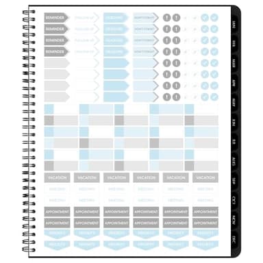AT-A-GLANCE 2025 Planner, Monthly, 9" x 11", Large, Contemporary Lite, Black (7026XL0525) - Image 6